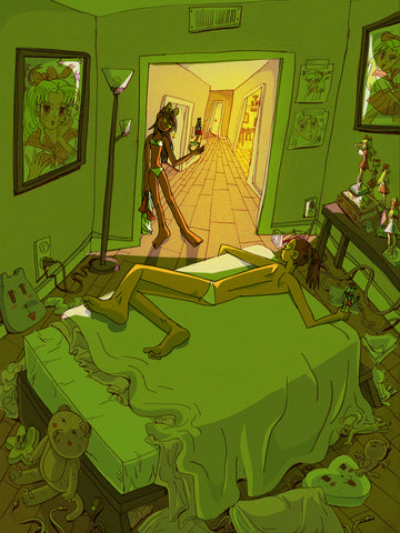 Green Room Print (12 x 16)